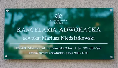 Kancelaria Adwokacka Pabianice Adwokat Mariusz Niedziałkowski